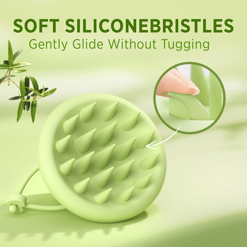 Roycederm Scalp Massager Brush Hair Scrubber – Soft Silicone Shampoo Brush for Scalp Care, Itchy Relief & Deep Cleansing – Ideal for Dandruff, Seborrheic Dermatitis & Scrub Use - Image 5